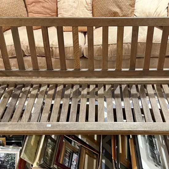 Slatted Outdoor Bench Seat