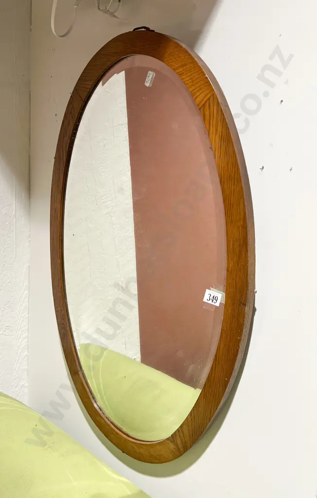 Oval Shaped Wall Mirror Image 1++
