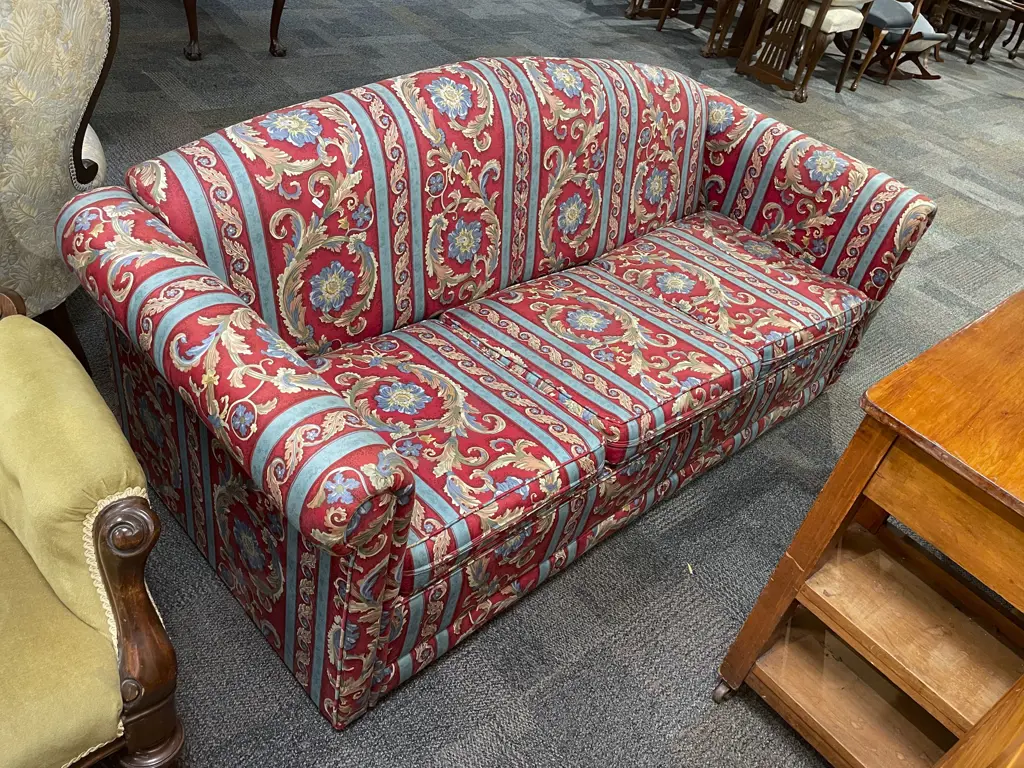 Modern Upholstered Fold out Three Seater Sofa-Bed Image 1++