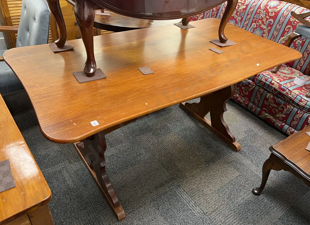 Modern Rimu Refectory Table Image 1++