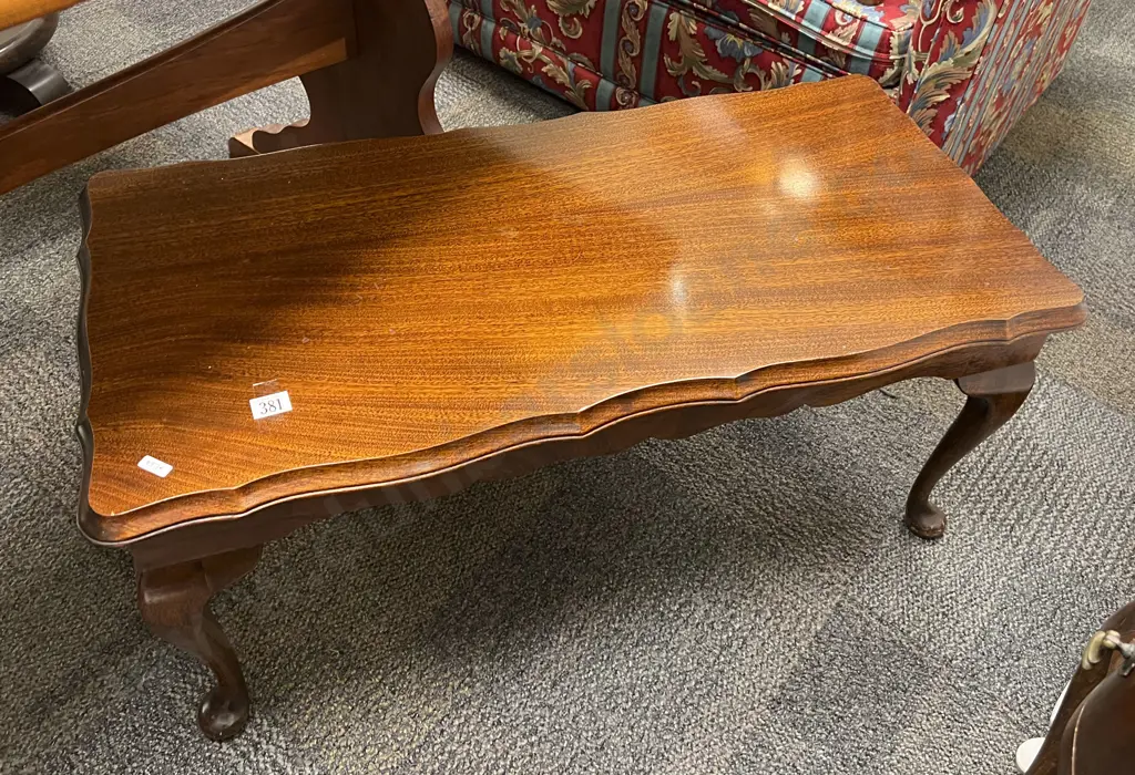 Mahogany Rectangular Coffee Table Image 1++