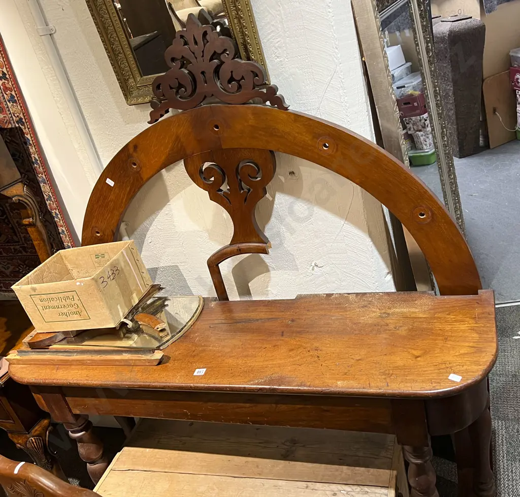 Victorian Hall Stand (Borer Image 1++