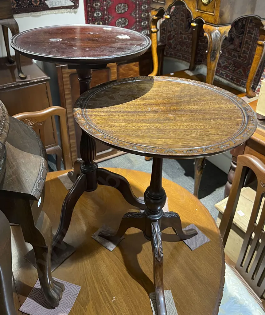 Two Tripod Based Wine Tables Image 1++