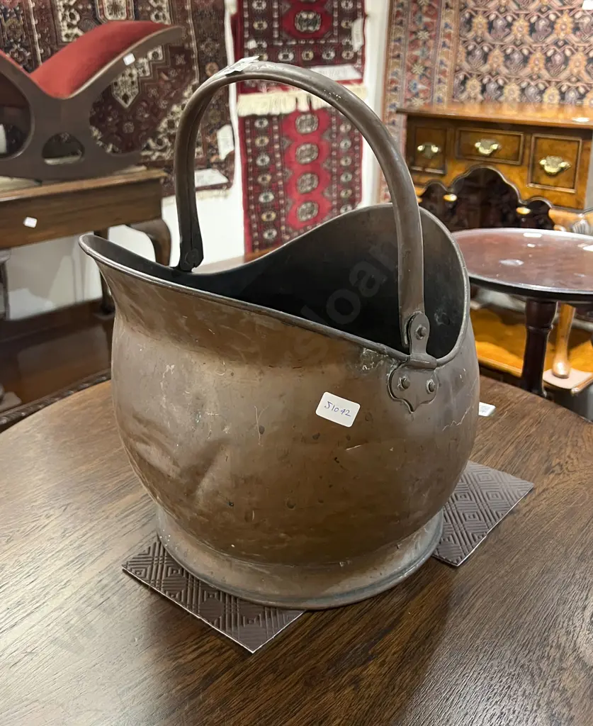 Copper Coal Bucket Image 1++