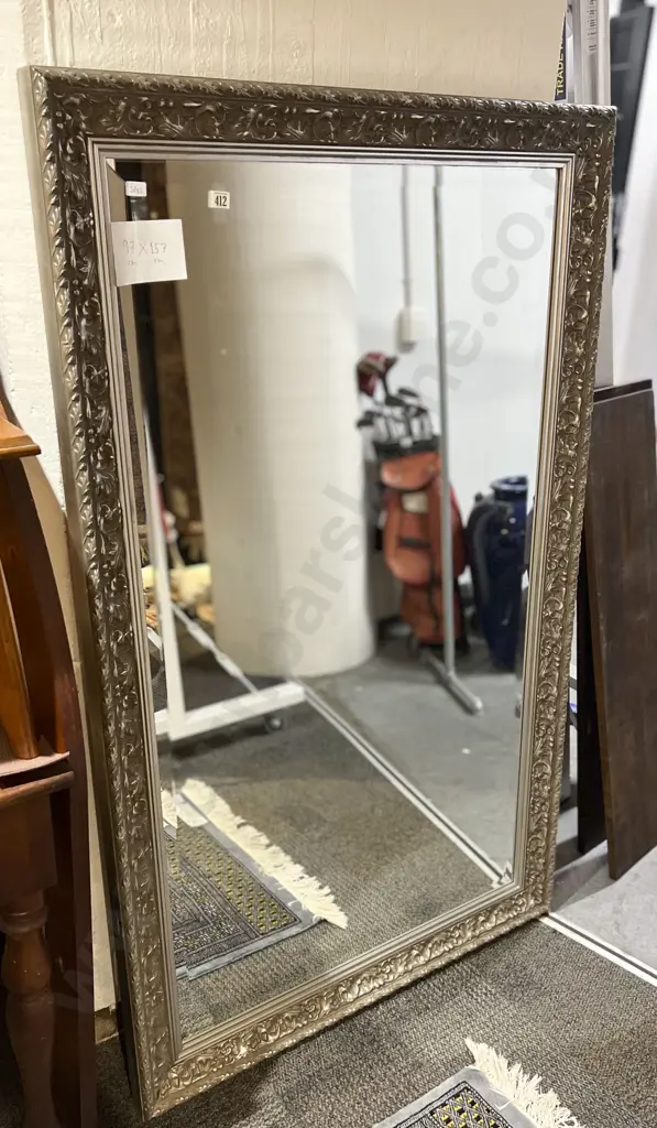 Large Bevel Edged Wall Mirror Image 1++
