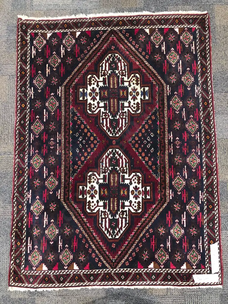 Antique Tribal Persian Style Rug Image 1++