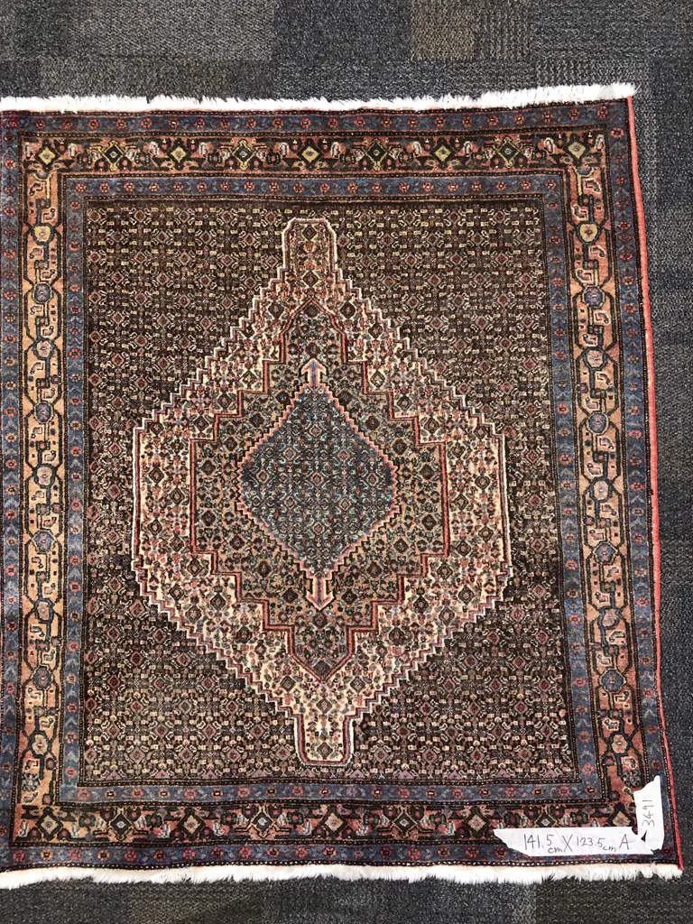 Faded Persian Rug Allover Close Pattern Image 1++