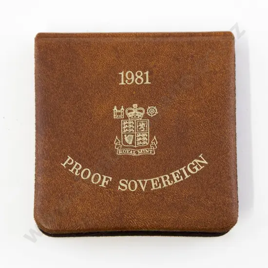 1981 Proof Gold Half Sovereign