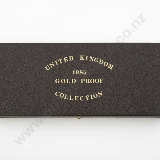 Cased The 1985 UK Gold Proof Four Coin Set
