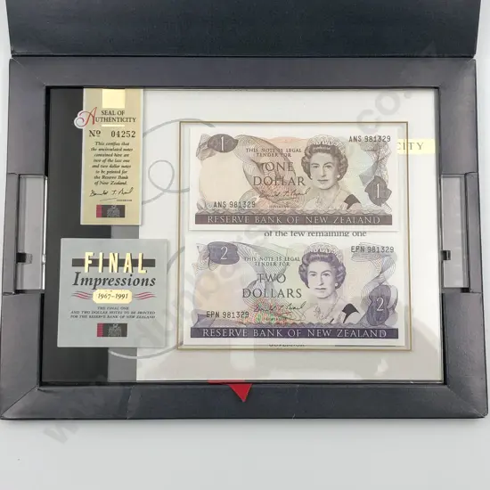 NZ Ltd Ed 1967-1991 Final Impressions Commemorative Pack