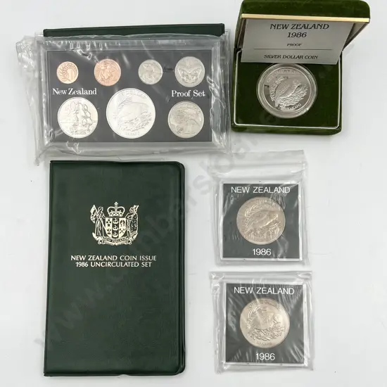 NZ 1986 Kakapo Coin Issues