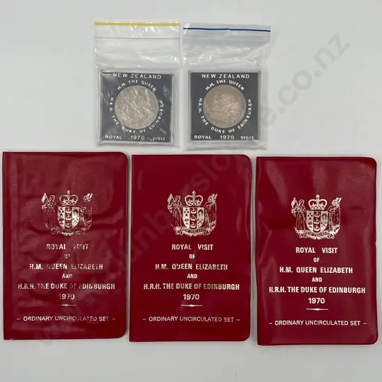 NZ 1970 Royal Visit Coin Issues