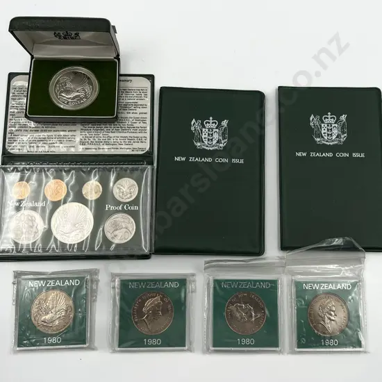 NZ 1980 Fantail Coin Issues