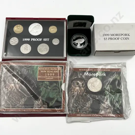 NZ 1999 Morepork Coin Issues