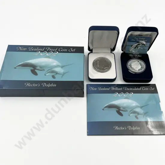 NZ 2002 Hector's Dolphin Coin Issues