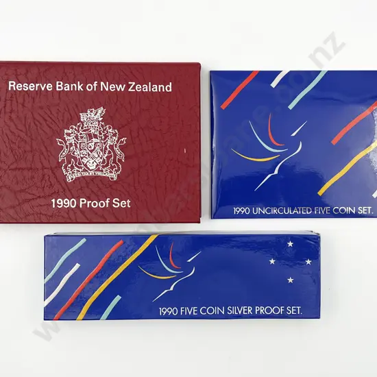 NZ 1990 Treaty of Waitangi Coin Issues