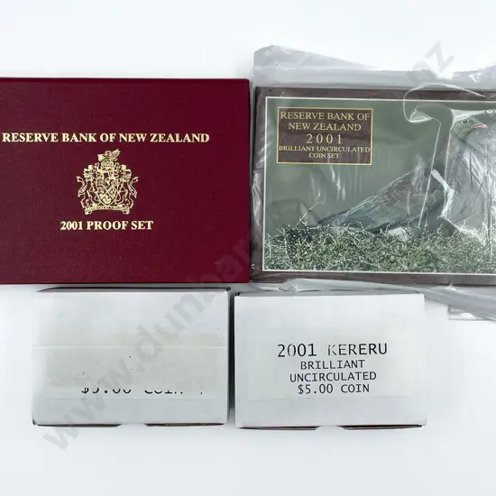 NZ 2001 Kereru Coin Issues