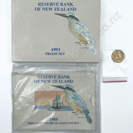 NZ 1993 KingFisher Coin Issues