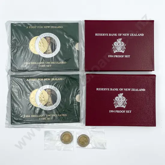 NZ 1994 Bi-Metal Coin Issues