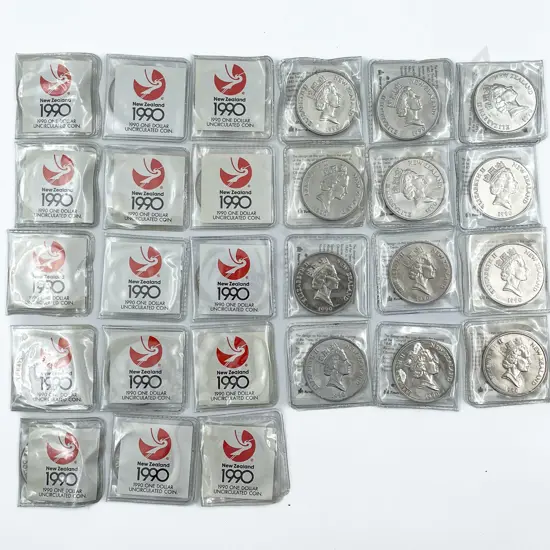 NZ 1990 Treaty of Waitangi Unc One Dollar x 26