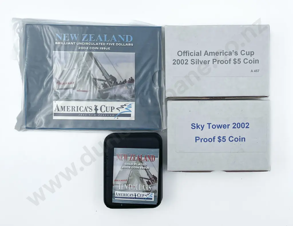 NZ 2002 America's Cup and Other Coin Issues Image 1++