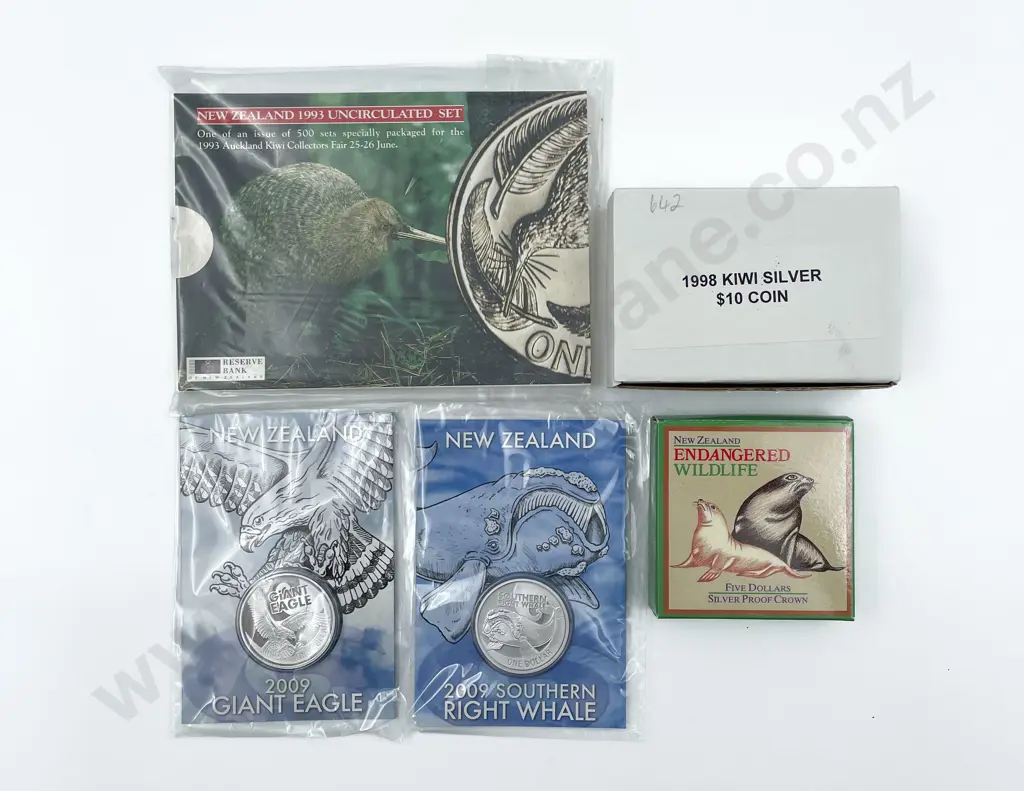 1998 Kiwi Silver Proof Ten Dollars Image 1++