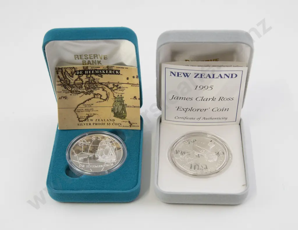 NZ 2008 Sir Edmund Hillary Silver Proof One Dollar Image 1++