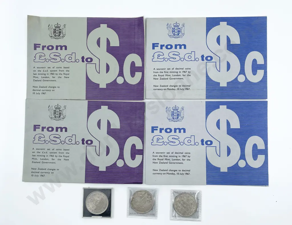 1967 Eight Pounds to Decimal Packs and Three Crowns 1949x2 Image 1++