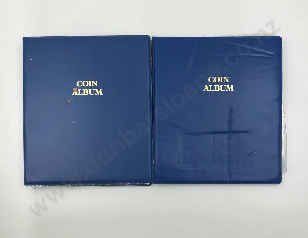 Two NZ Pre-decimal Coin Albums Image 1++