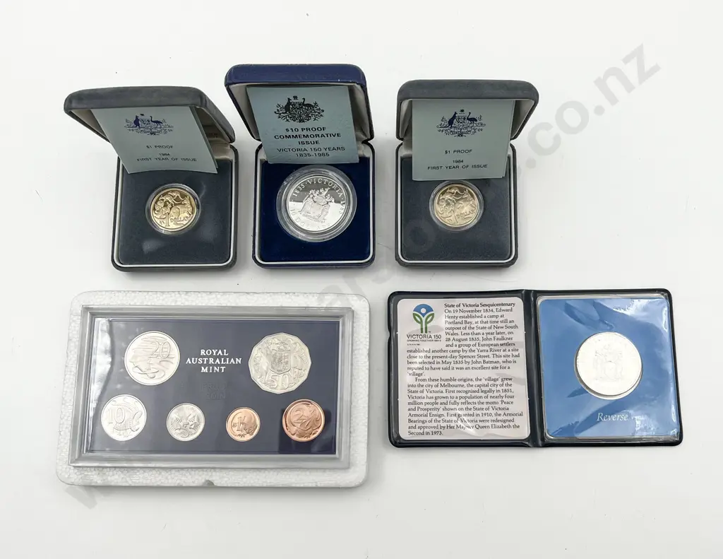 Australia 1984 Proof Dollar x2 Image 1++