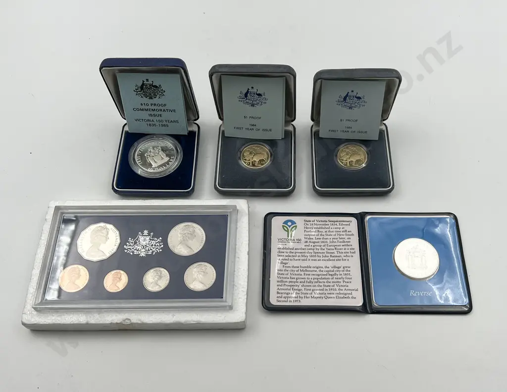 Australia 1984 Proof Dollar x2 Image 1++