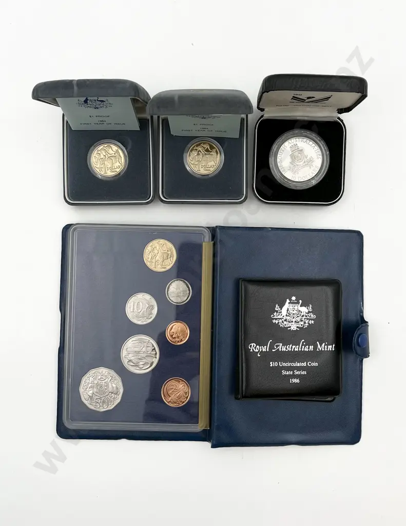 Australia 1984 Proof Dollar x2 Image 1++