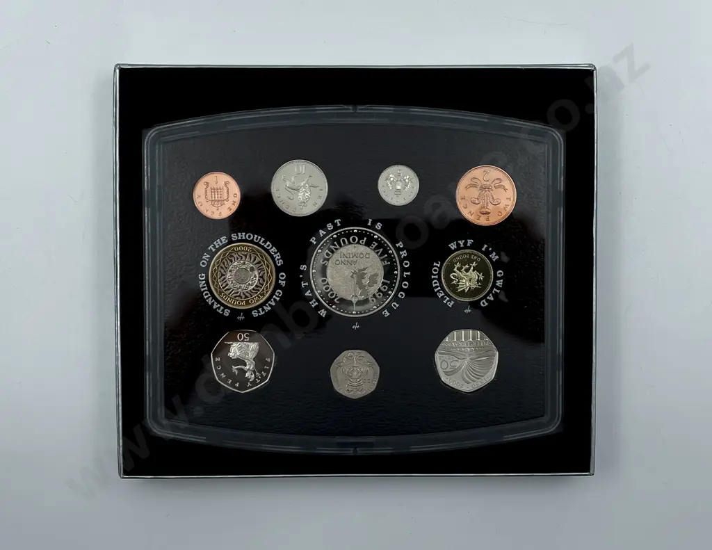 UK Royal Mint 2000 Proof Ten Coin Set Image 1++
