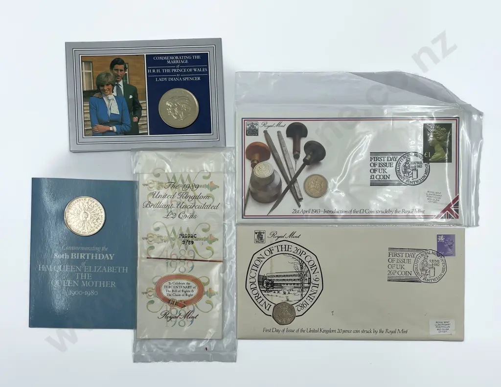 UK 1990 1989 1985 UNC Coin Collections Image 1++