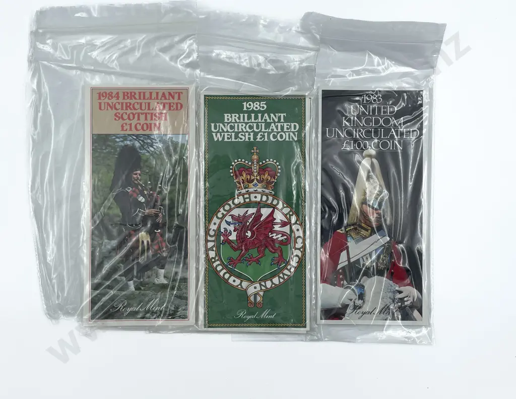 UK 1986 1987 UNC Coin Collections Image 1++