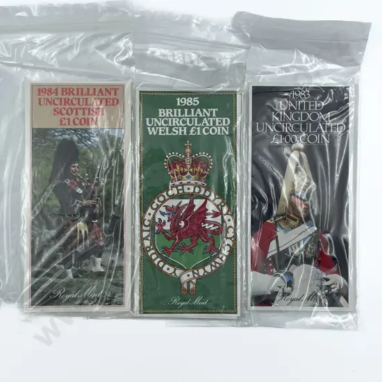 UK 1986 1987 UNC Coin Collections