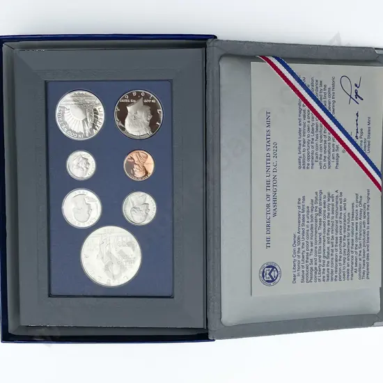 US 1986 and 1987 Prestige Six Coin Sets