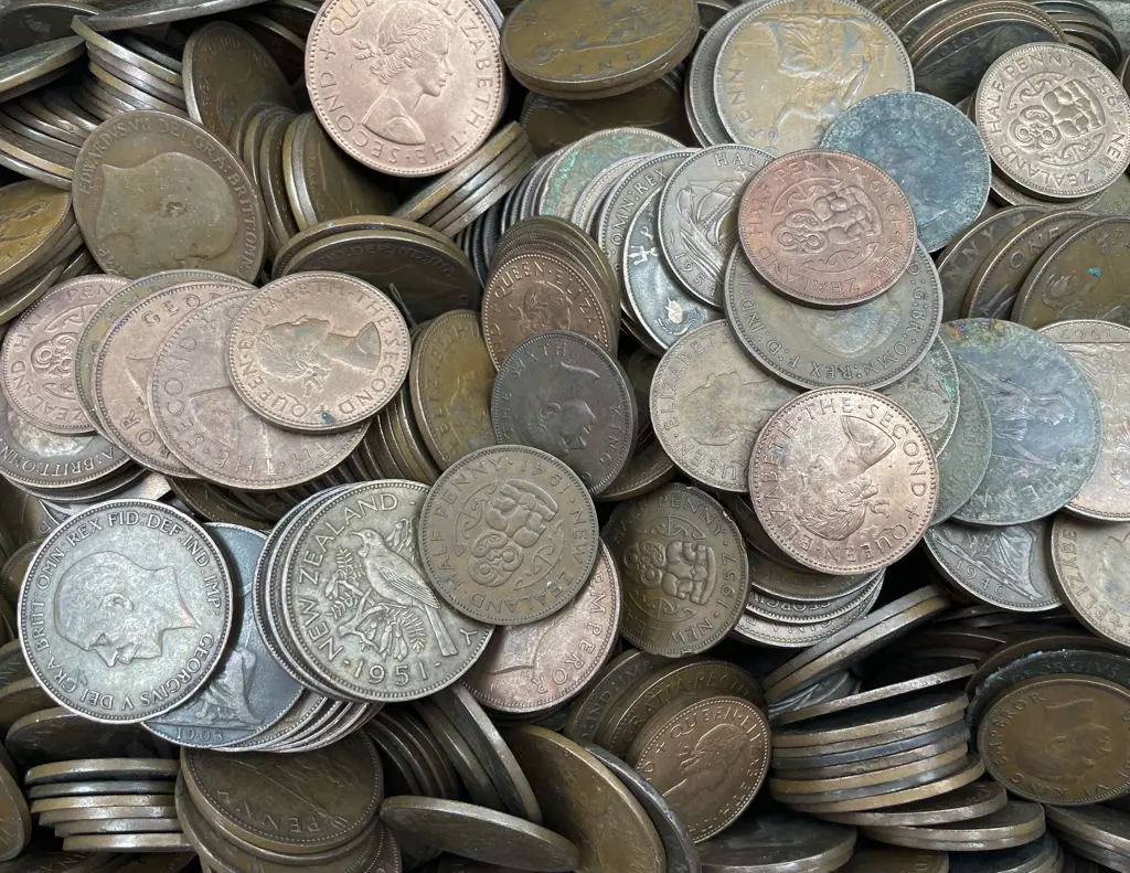 Qty Vintage Pennies Image 1++
