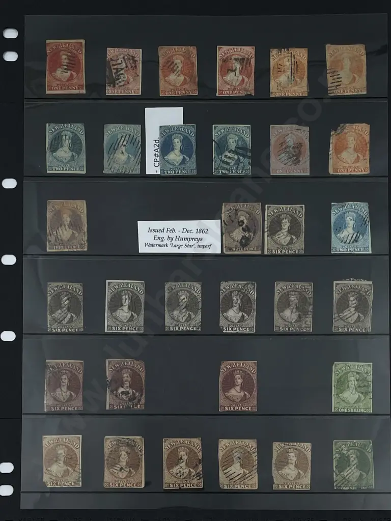 Collection NZ Full Face Queens/Chalon Heads1855 - 1874 Image 1++