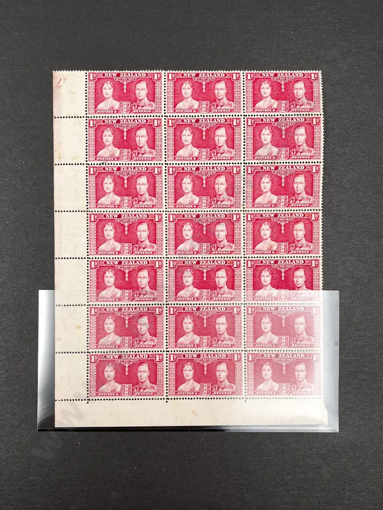 NZ Pre-Decimal Various Sheets and Blocks Image 1++