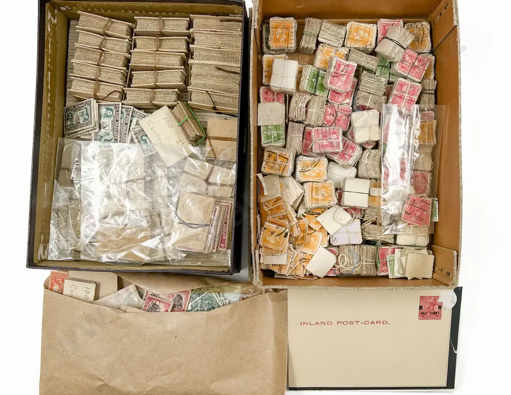 Qty NZ Unmounted Sorted Mainly Pre-Decimal Stamps Image 1++