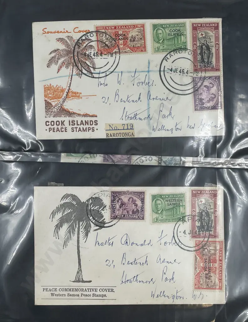 NZ Album Mainly Pre-Decimal FDC's Image 1++