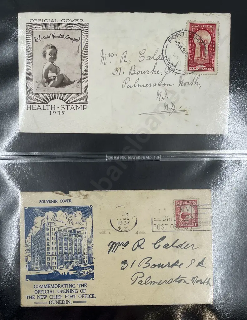 NZ Album Mainly Pre-Decimal FDC's Image 1++