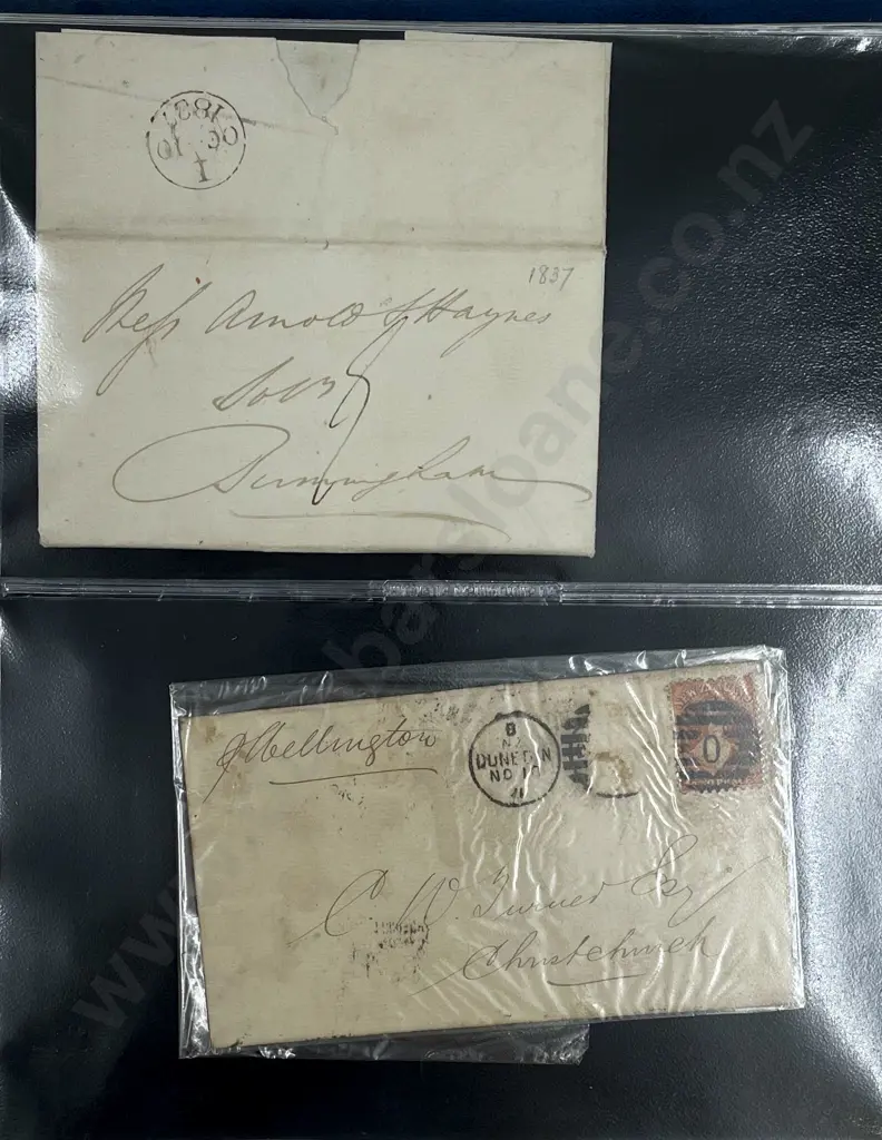 NZ Album Early Postal Histories Image 1++