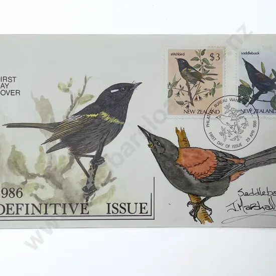 NZ 1986 FDC 1986 Definitive Issue