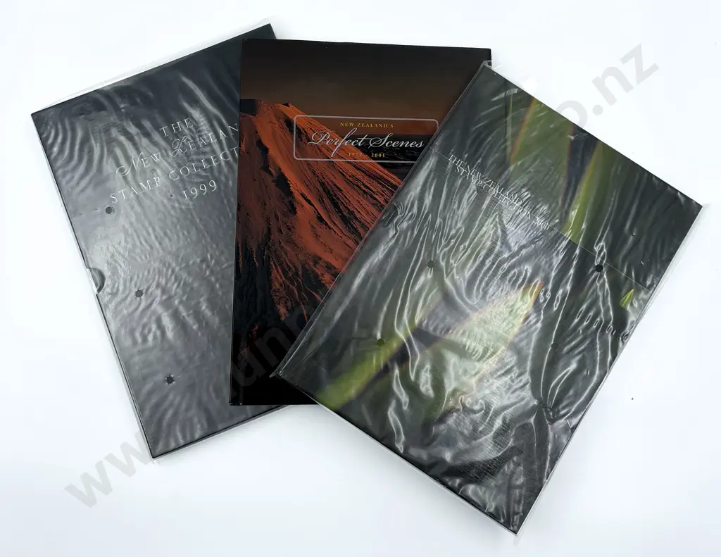 The NZ Stamp Collection 1999 and 2000 with Perfect Scenes 1972 - 2001 Image 1++