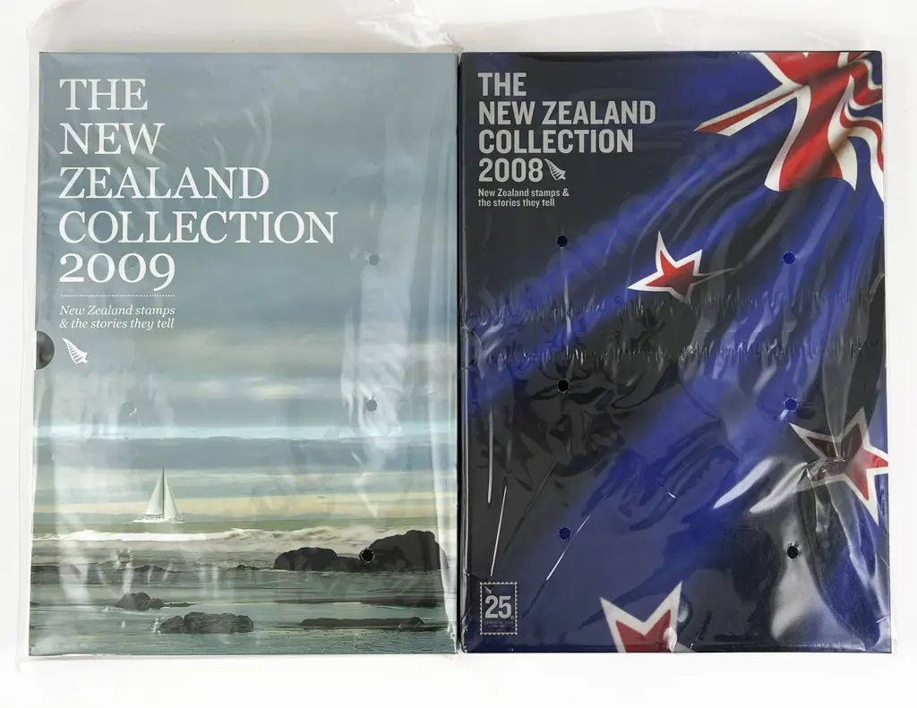 The NZ Stamp Collection 2008 and 2009 Image 1++