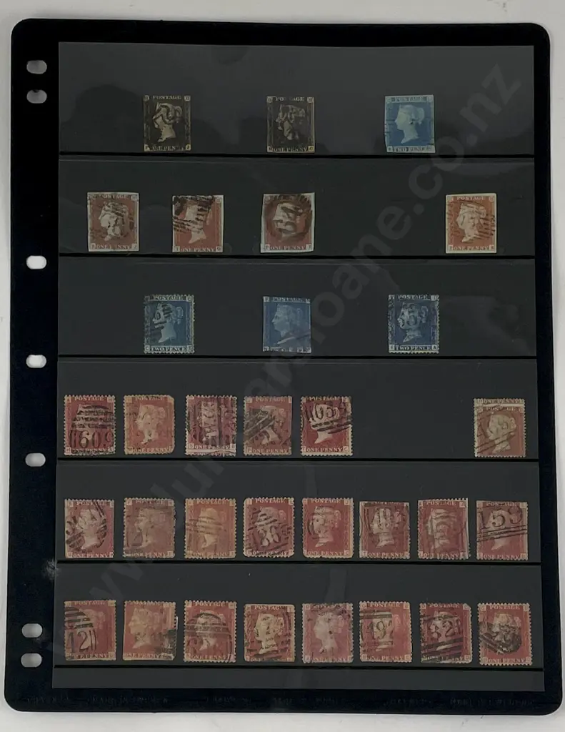 UK Sheet Penny Red Stamps Image 1++