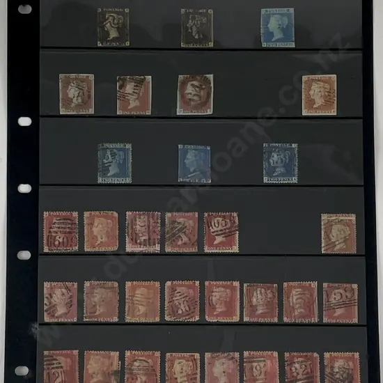 UK Sheet Penny Red Stamps