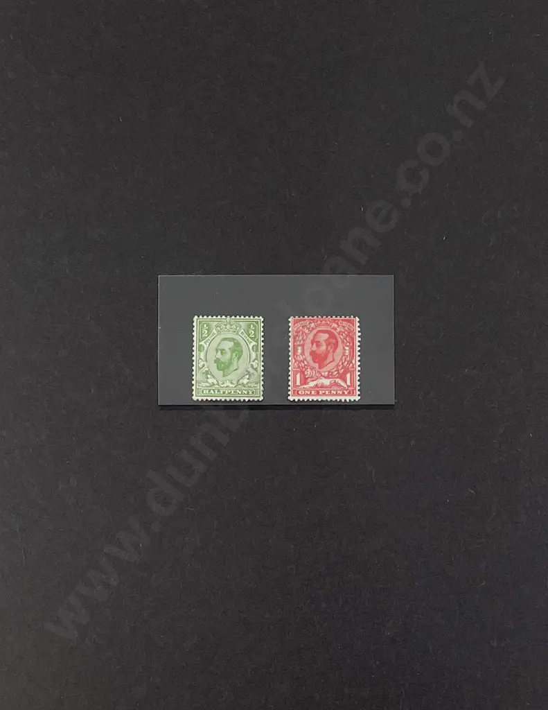 UK Queen Victoria Plate Numbers One Penny HHHH Image 1++